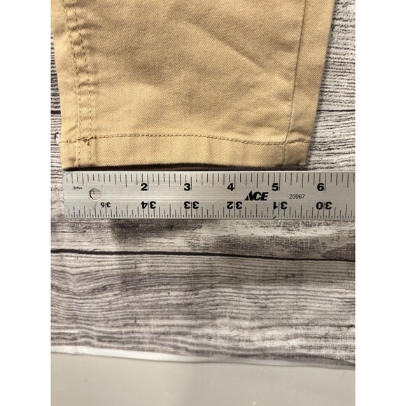 Gingtto Khaki Modern Twill Mens Skinny Pants with Stretch Sz 36W X 30L Casual - Picture 6 of 8